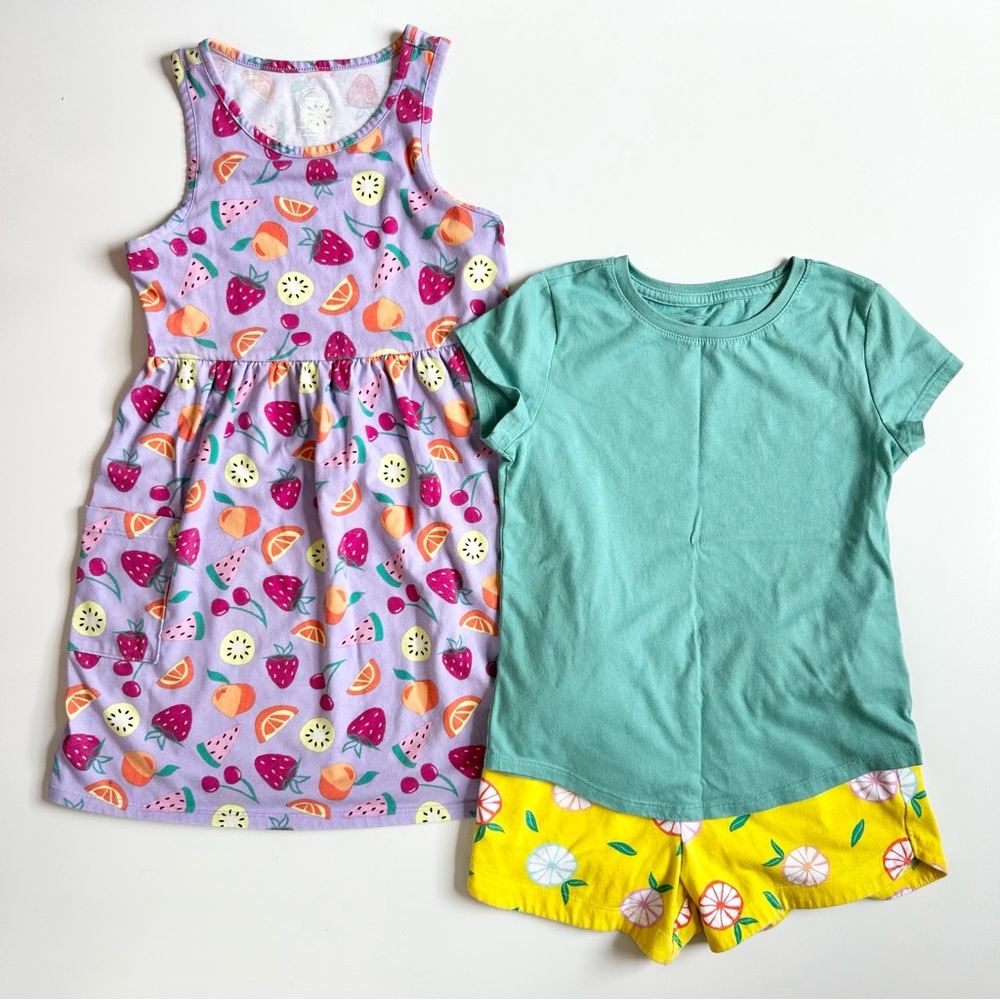 Girls Size 6 Fruity Tooty Outfit Bundle